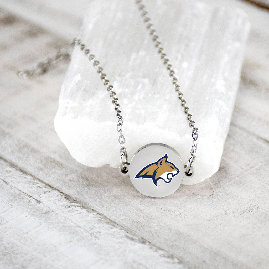 Montana State MSU - Bob Cats - Charm Silver Colored Bracelet