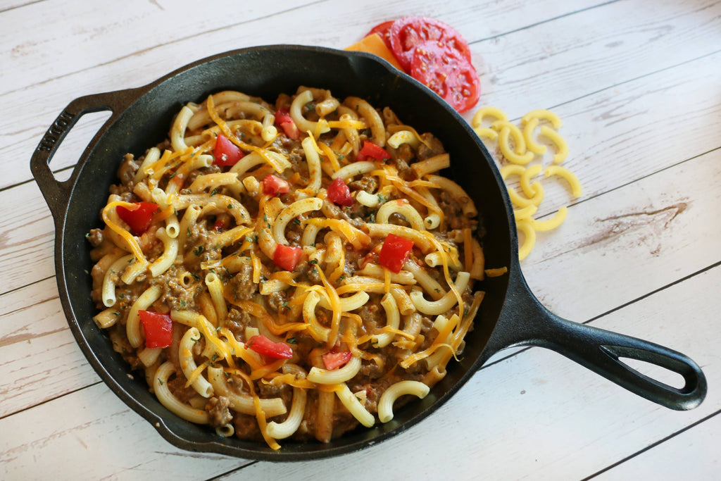 Gluten-Free Cheeseburger Skillet Meal