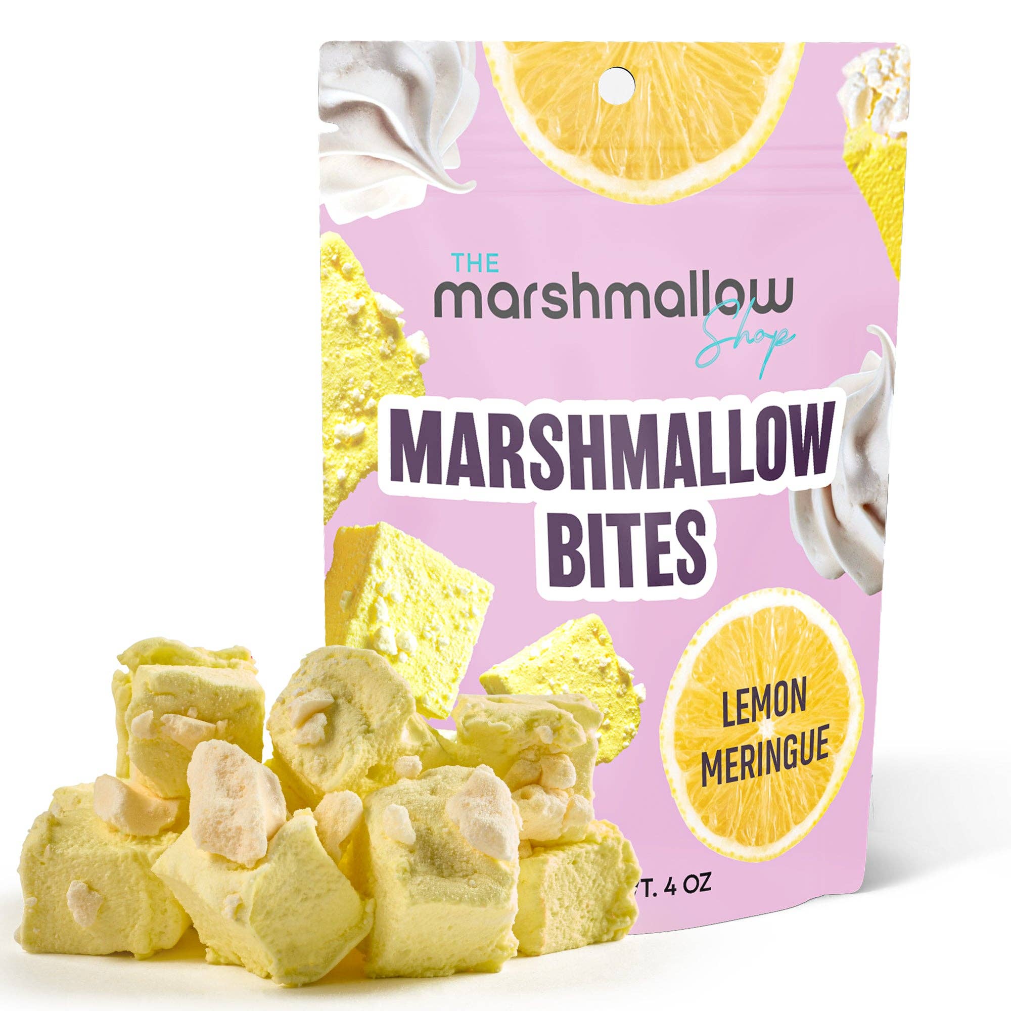 LEMON MERINGUE MARSHMALLOW BITES