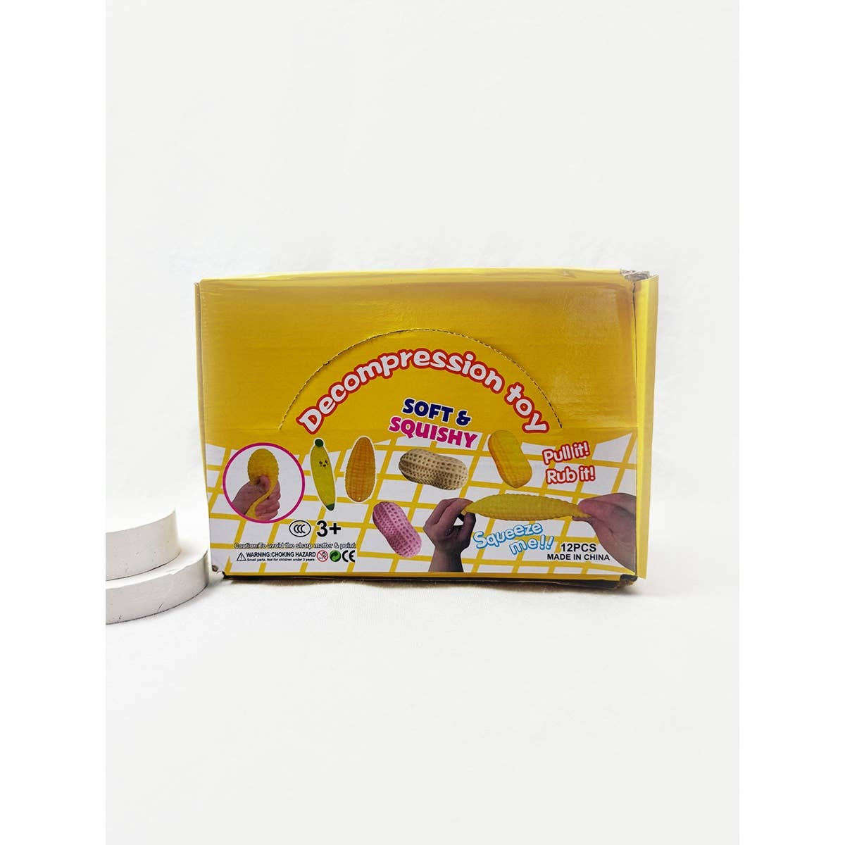 Corn Shaped Maltose Texture Stress Relief Squeeze Toy