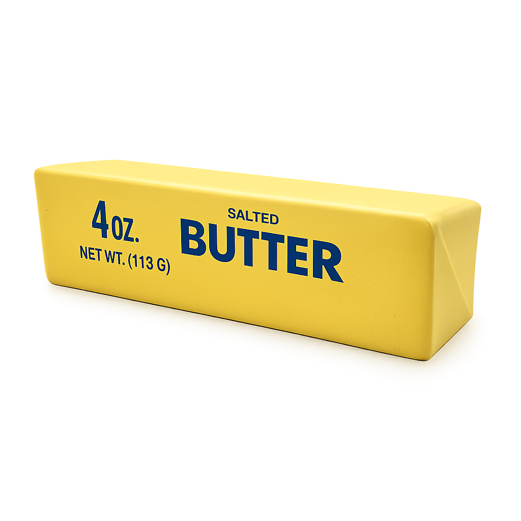Fun Doh 6" Butter Stick Slow Rise Fidget Toy - 12/Display