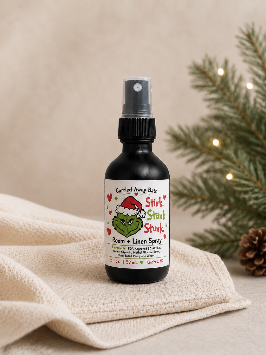Stink Stank Stunk Room + Linen Spray | Holiday Evergreen