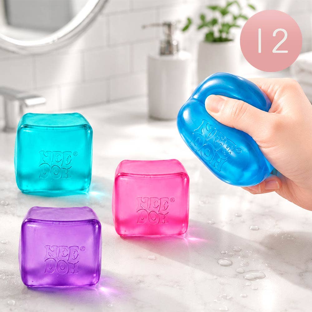 12PCS - No Brand Cube Squishy Stress Relief Toy
