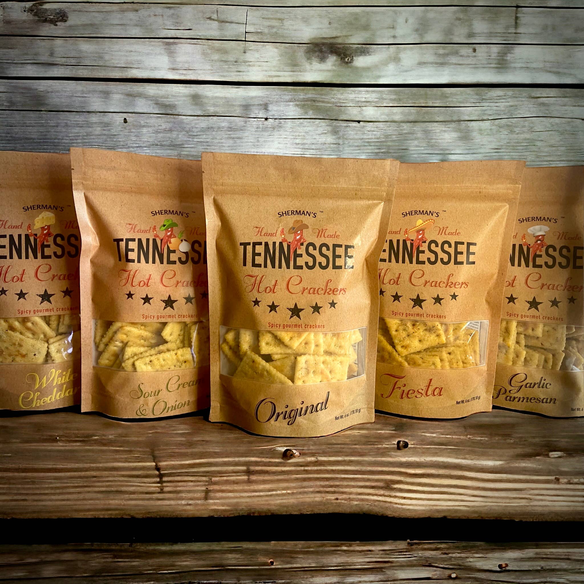 Sherman's Tennessee Hot Crackers, Original Flavor 30 ct