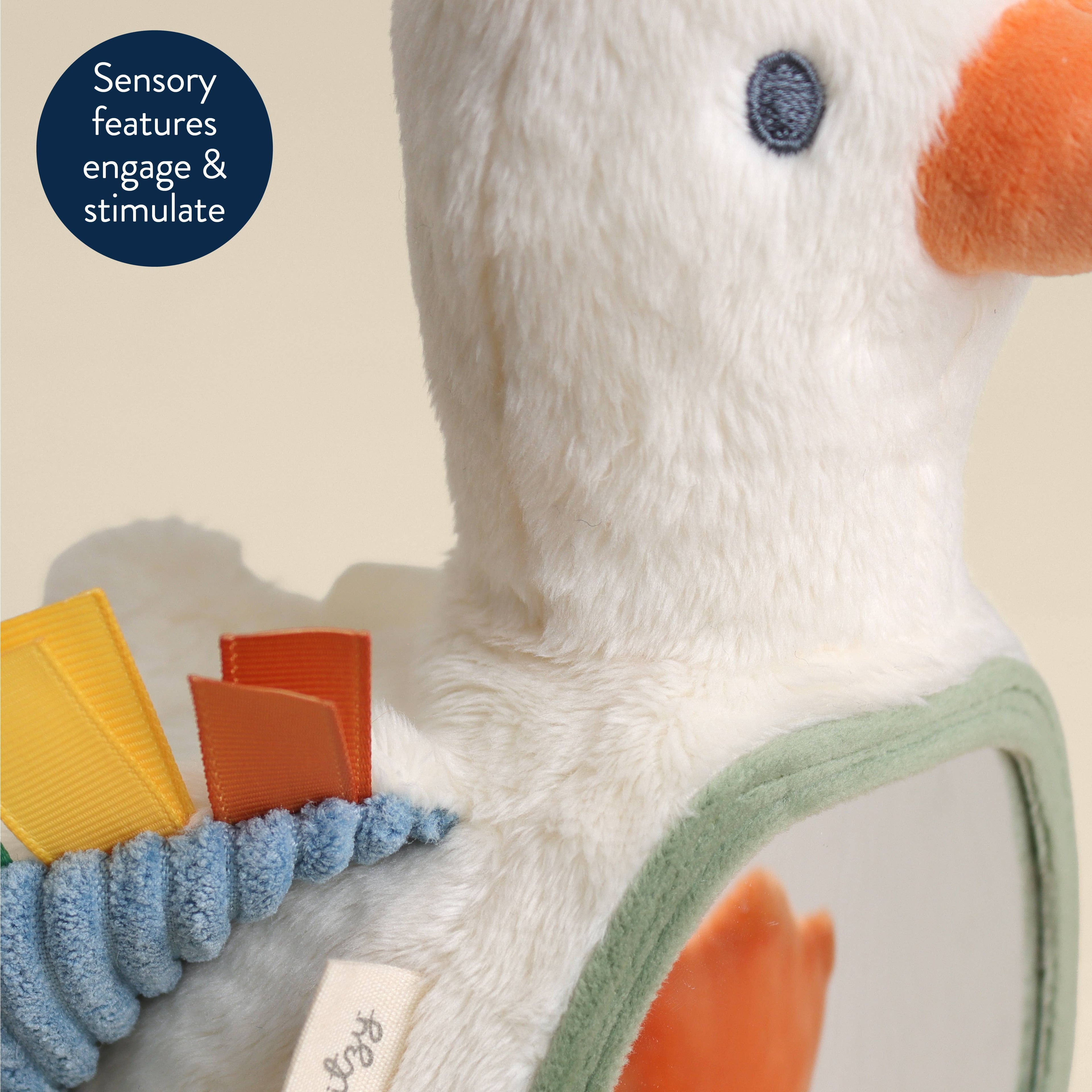 *NEW* Itzy Bitzy Mirror™ Sensory Tummy Time Mirror - Goose