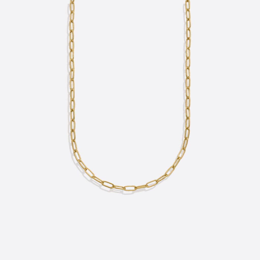 Thin Paperclip Necklace
