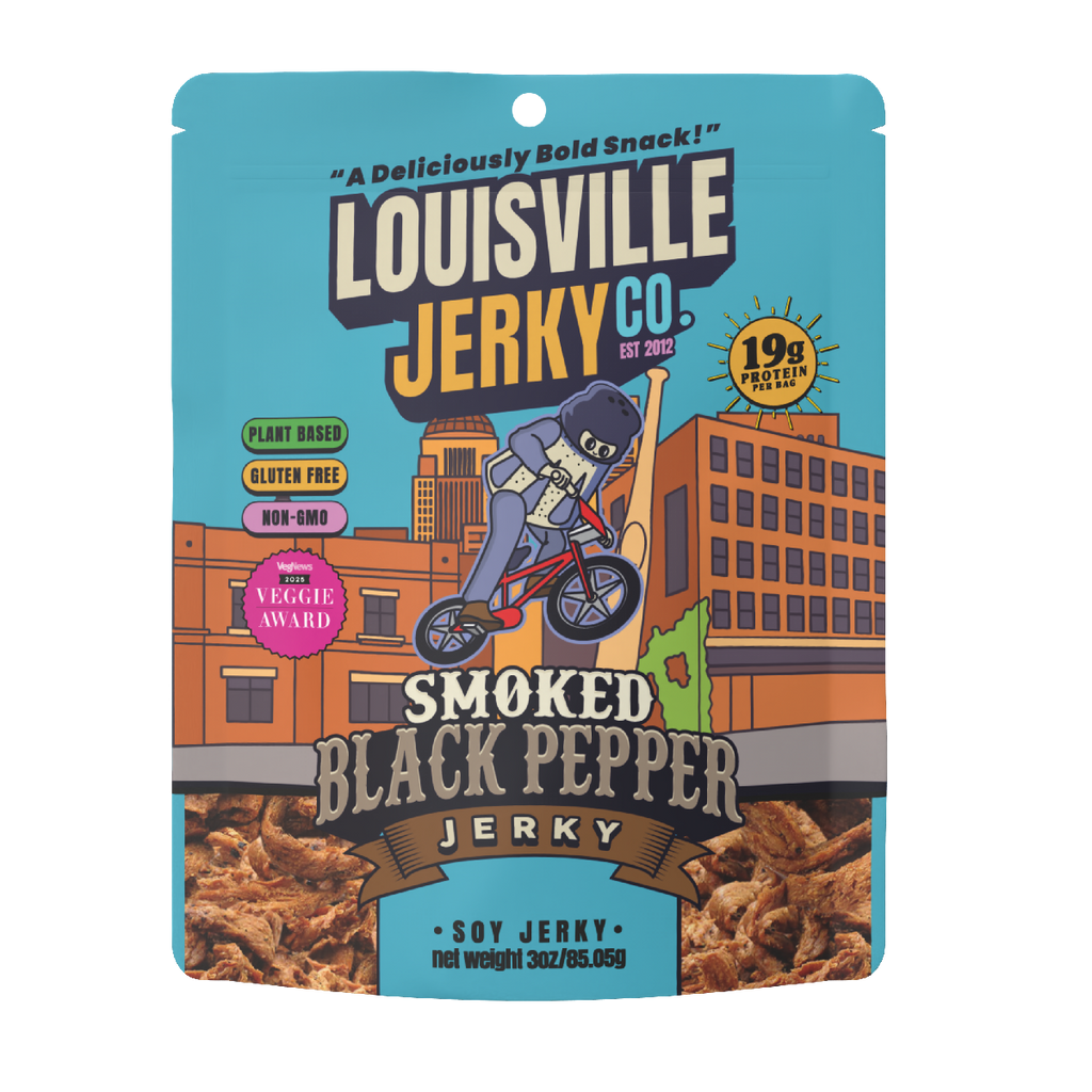 Vegan & Plant Based Smoked Black Pepper Jerky 3 oz
