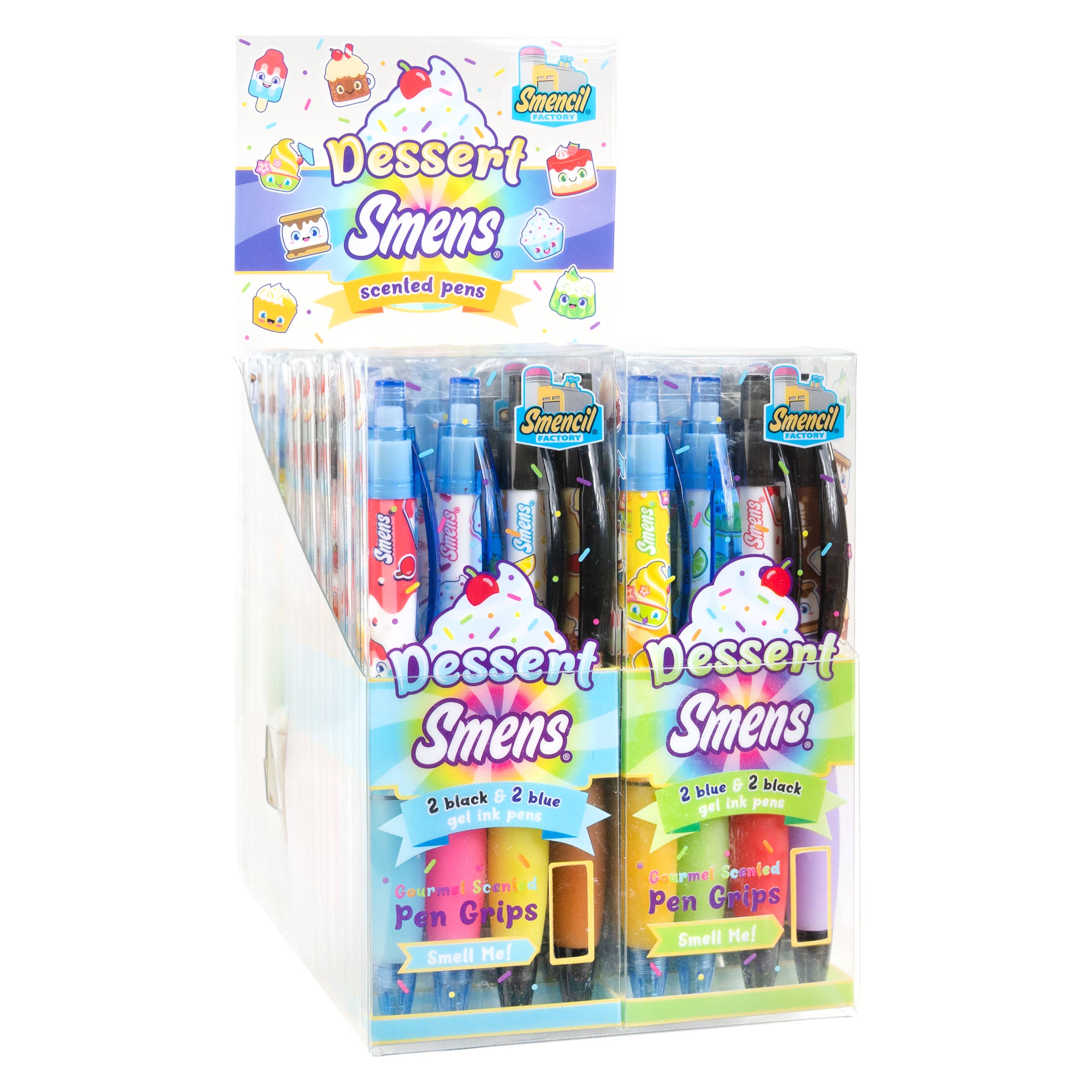 Dessert Smens Set of 4- Scented Grip Pens