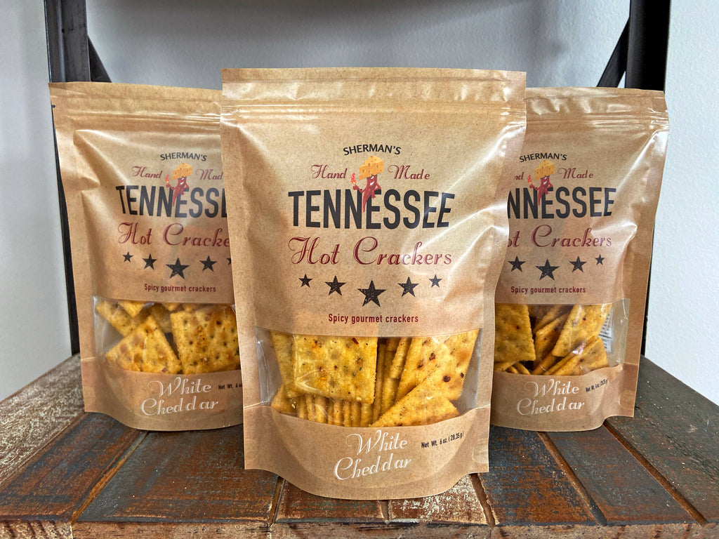 Sherman's Tennessee Hot Crackers, White Cheddar Flavor 30 CT