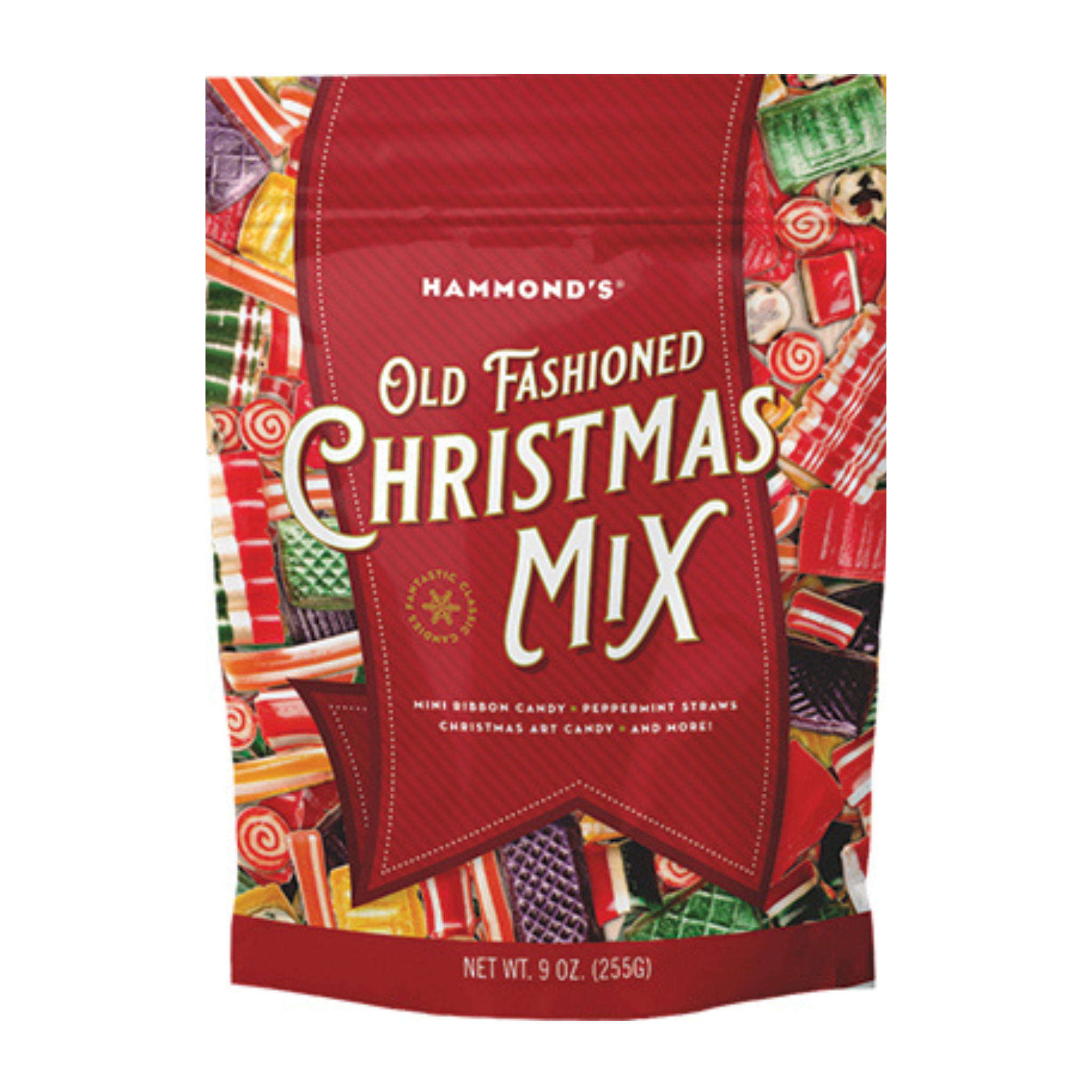 Classic Candy - Christmas Holiday Mix - 9 oz Resealable Bag