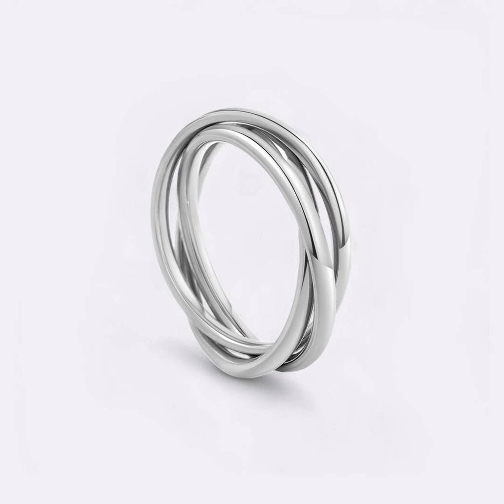 Dainty Interlocking Fidget Ring