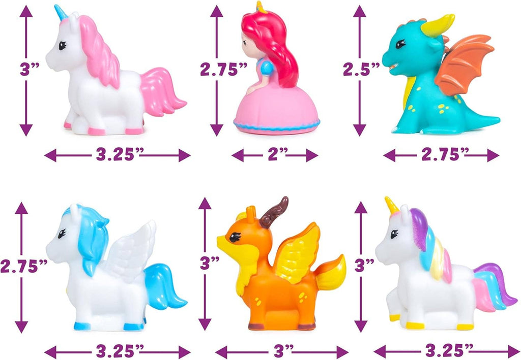 Tub Works® Fantasy™ Mold Free Bath Toys, 6 Pack