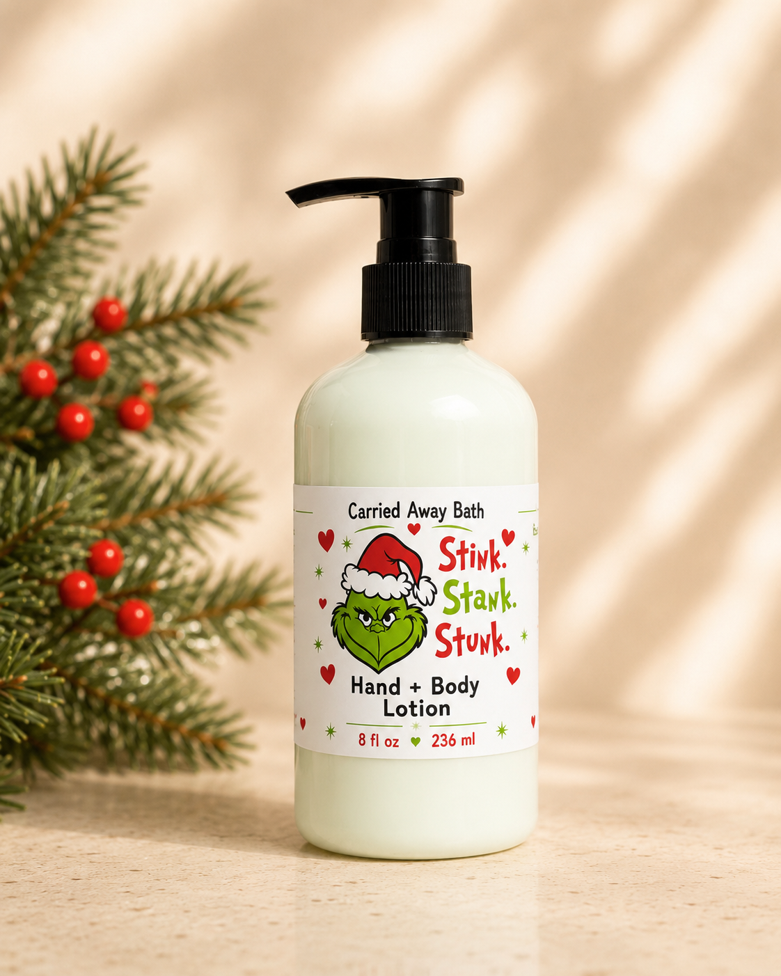 Stink Stank Stunk Hand + Body Lotion | Holiday Evergreen