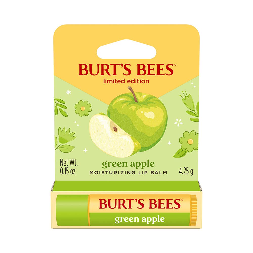 Spring Collection Green Apple Lip Balm 0.15 oz. Blister Box