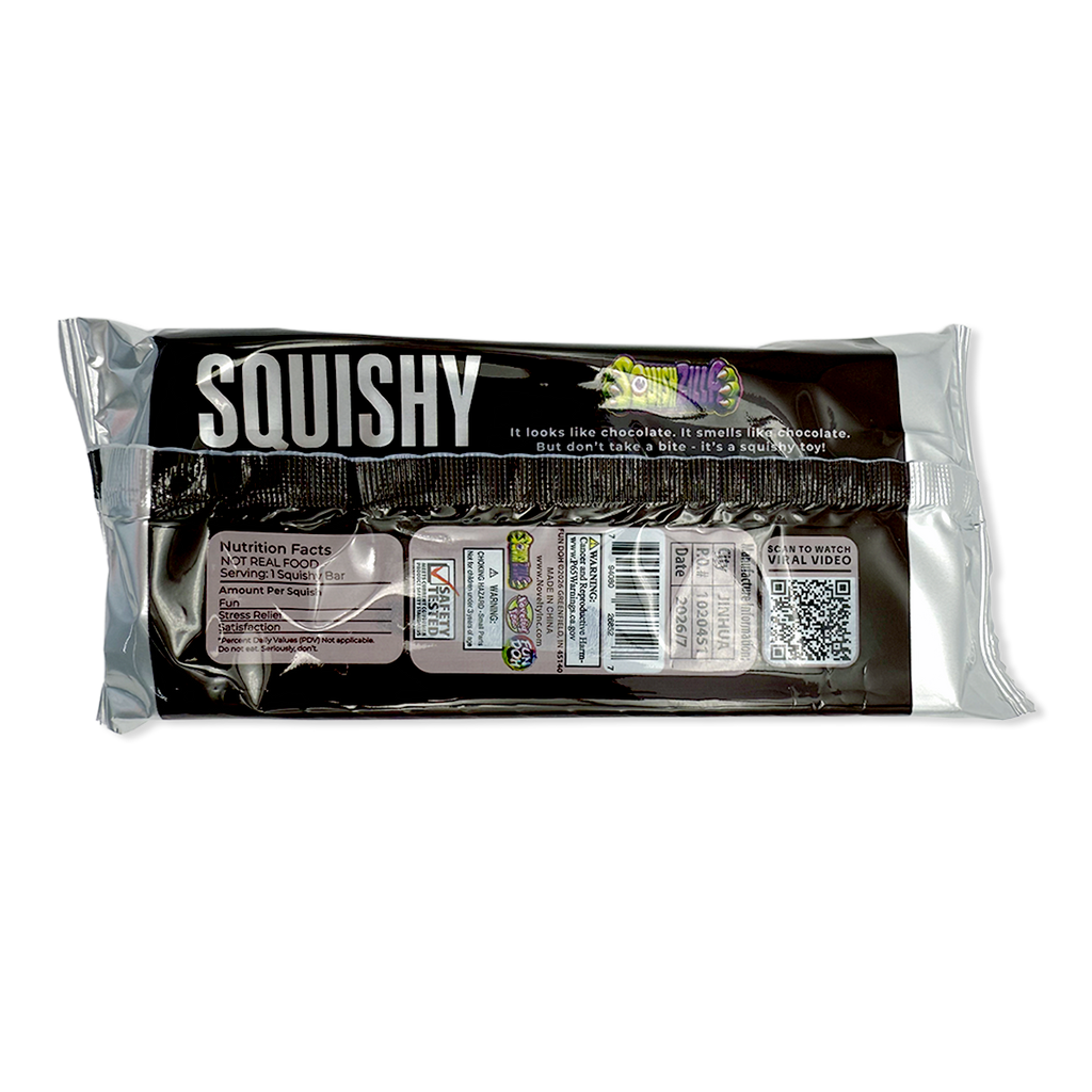 Fun Doh Slow Rise Scented Squishy Chocolate Bar - 12/Display