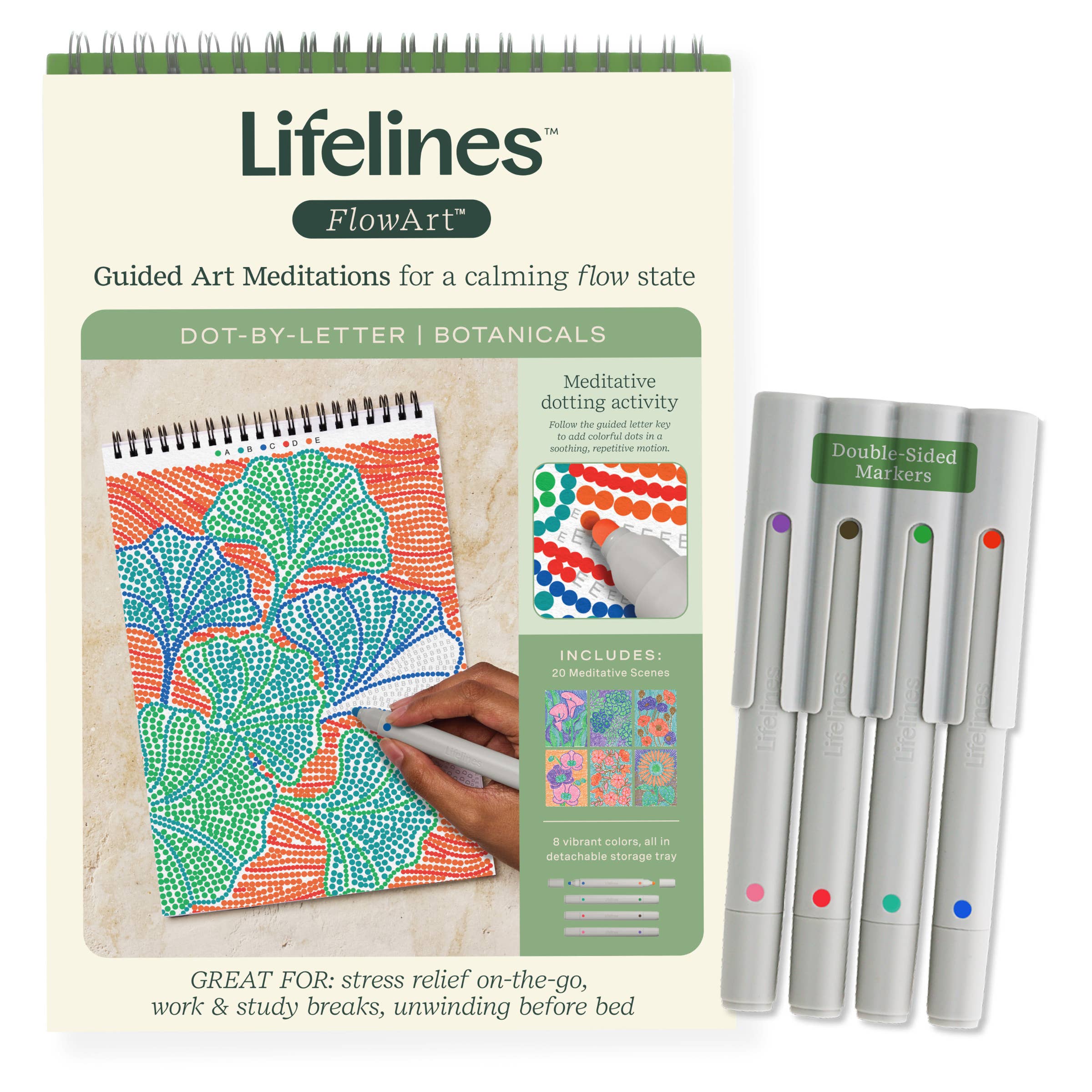 FlowArt -Dot by Letter- Botanicals