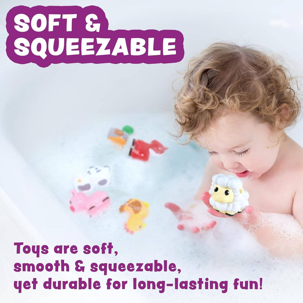 Tub Works® Barnyard™ Mold Free Bath Toys, 12 Pack