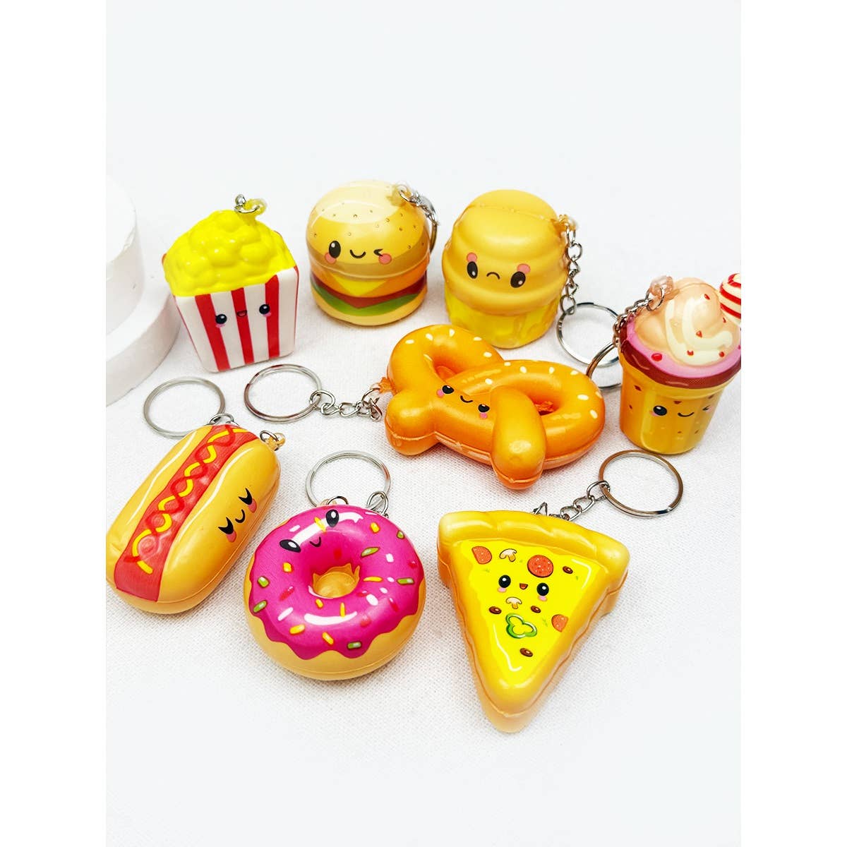 Slow Rising Fast Food Collection Squishy Keychain