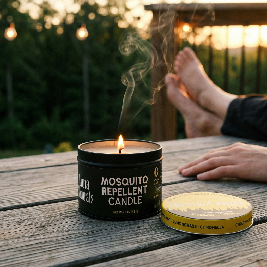 Mosquito Repellent Candle — Outdoor & Camping | 3ct