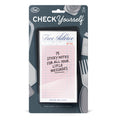 CHECK YOURSELF Guest Check Sticky Notes