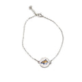 Montana State MSU - Bob Cats - Charm Silver Colored Bracelet