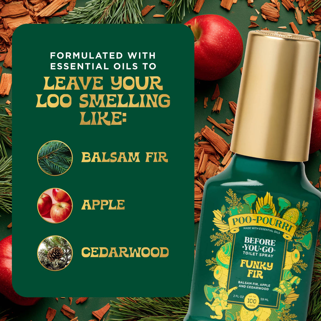 Holiday Poo~Pourri - Funky Fir 2 oz Boxed