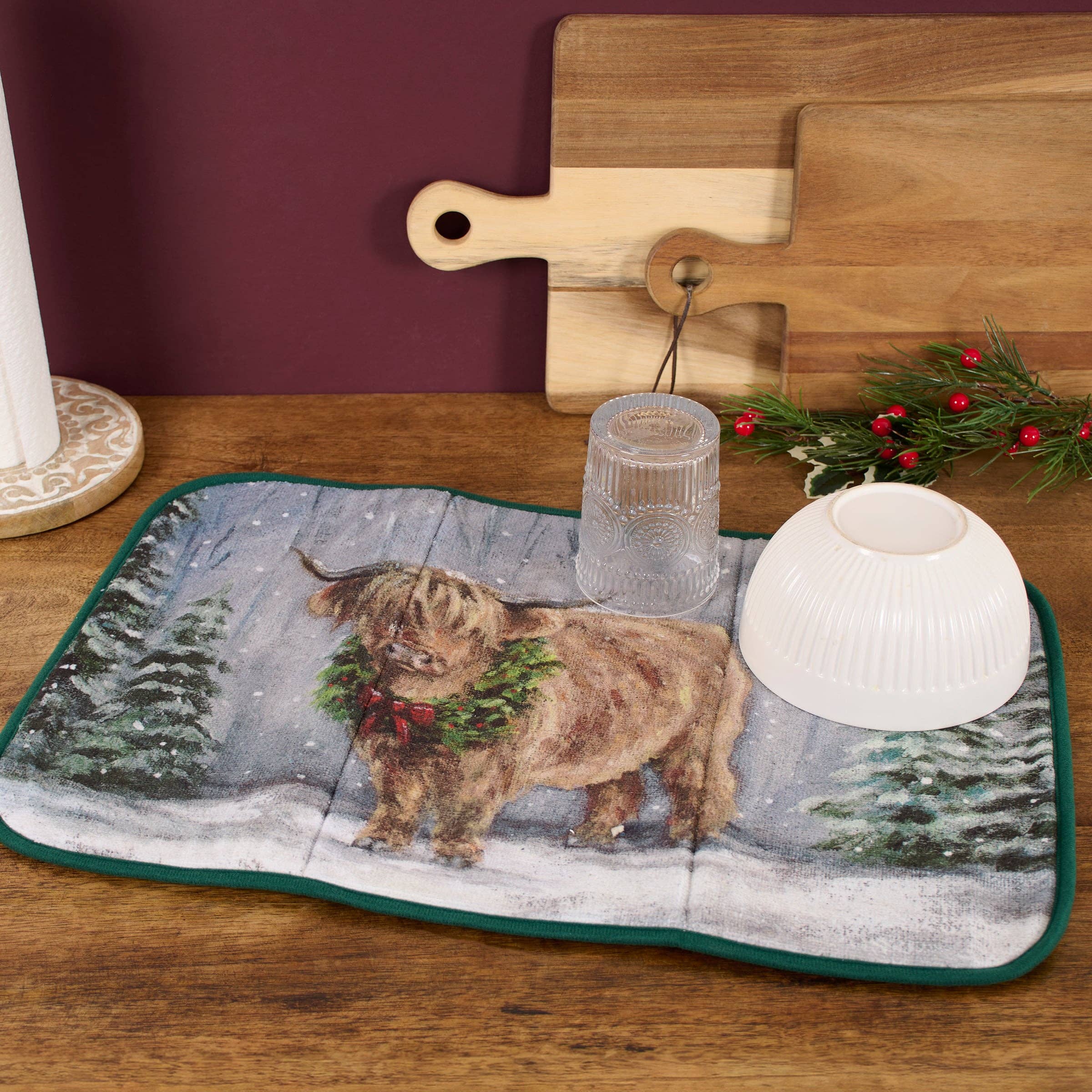 Snowy Highland Drying Mat
