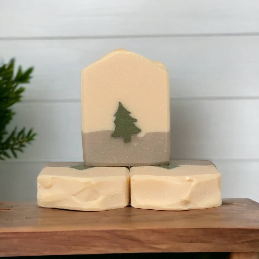 Pine Berry Soap | Winter Evergreen | Handmade Cold Process