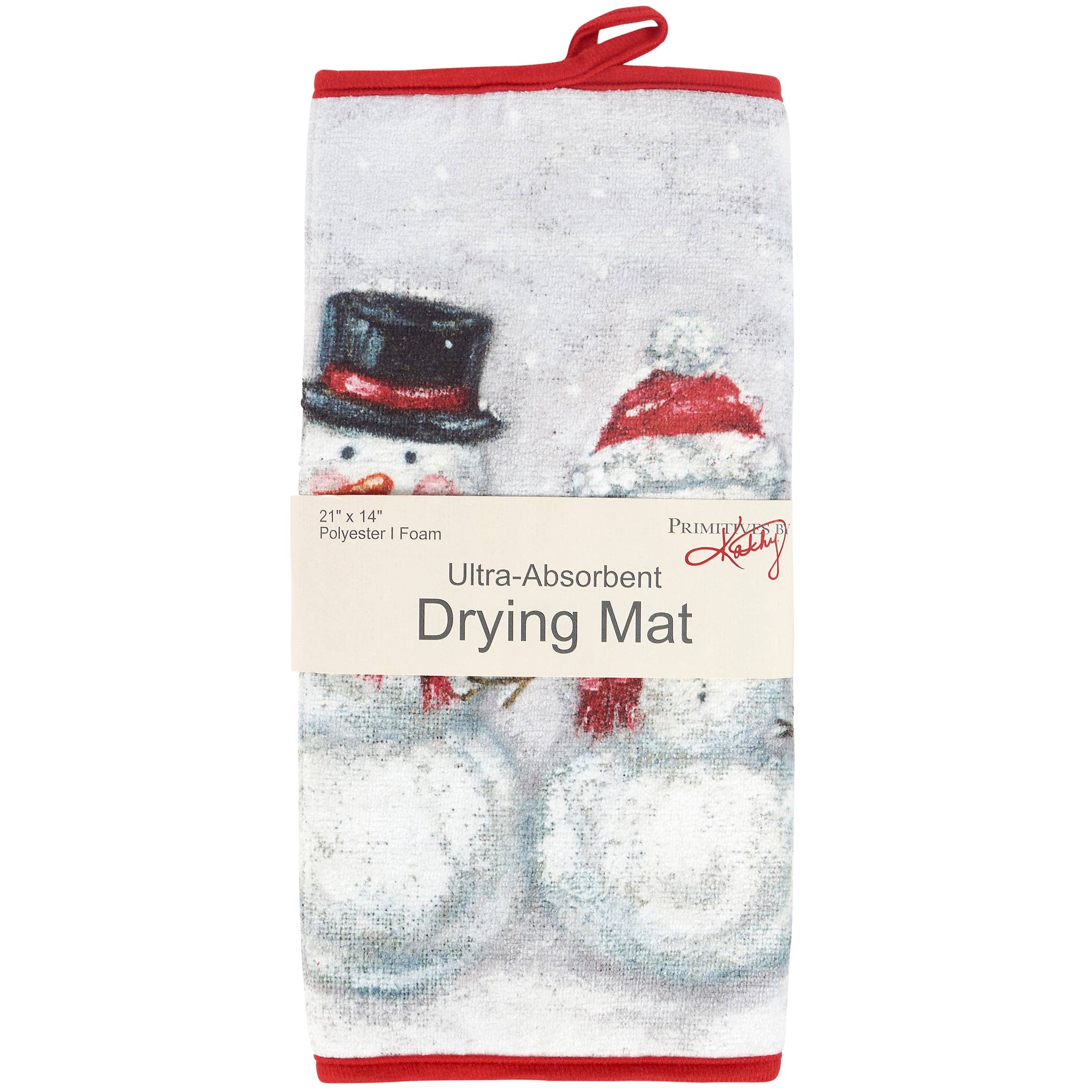 Snow Family Drying Mat