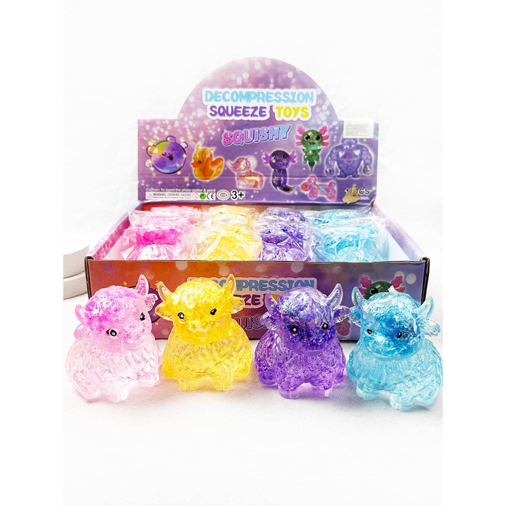 Highland Cow Maltose Squishy Toy
