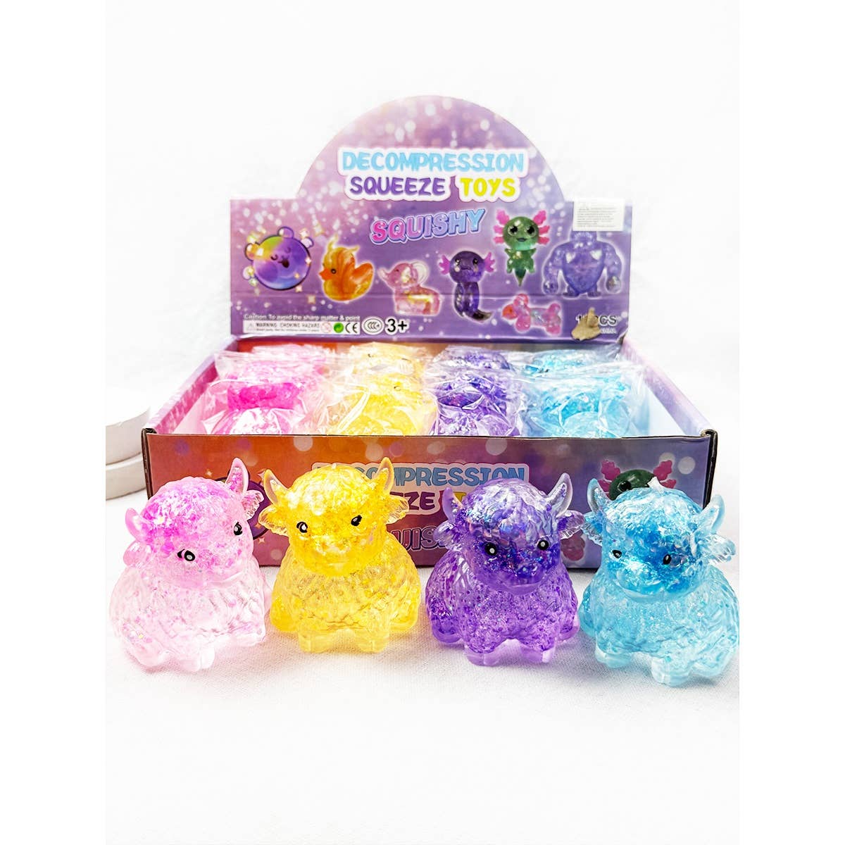 Highland Cow Maltose Squishy Toy