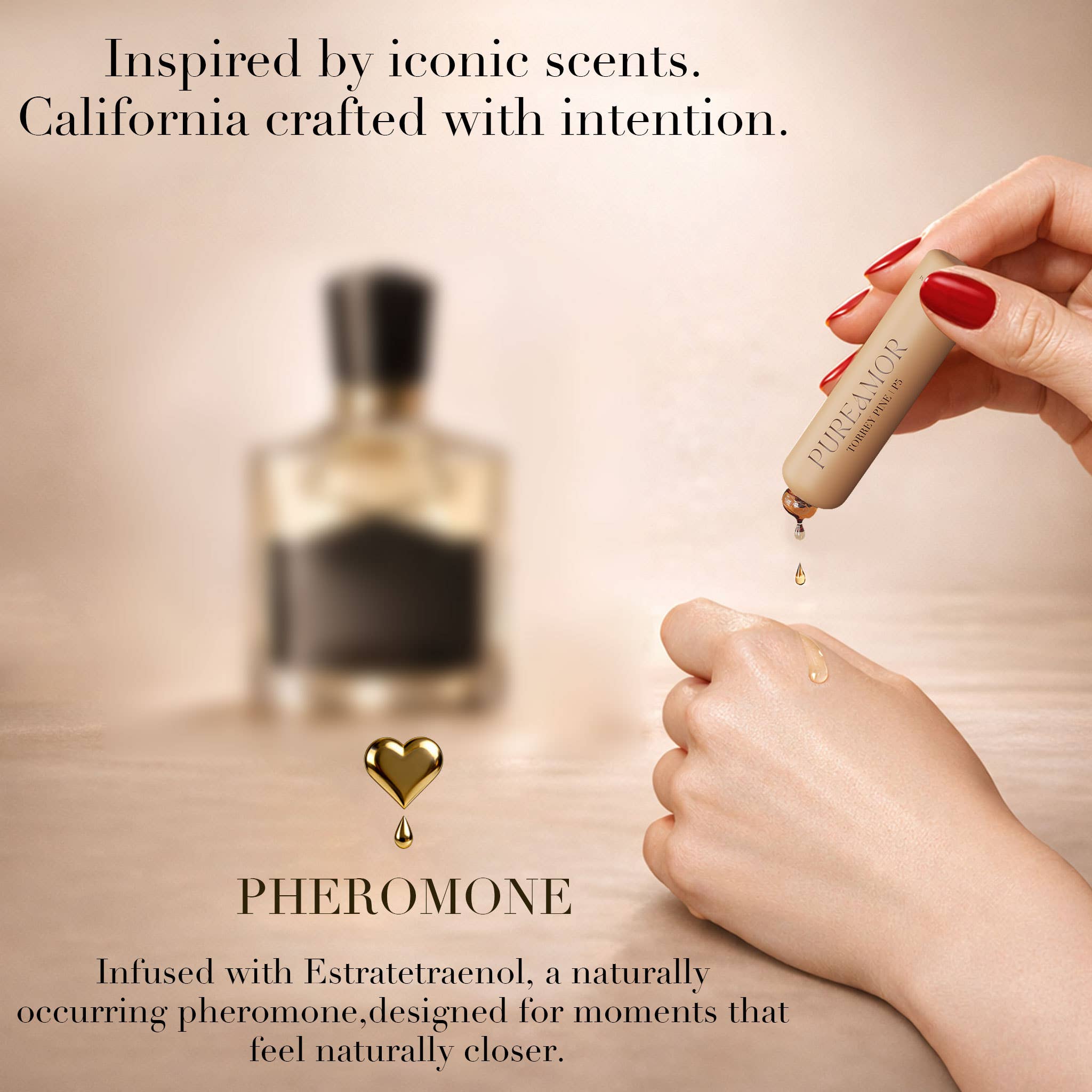 Torrey Pine Pheromone Perfume Oil Keychain - 2ml Mini