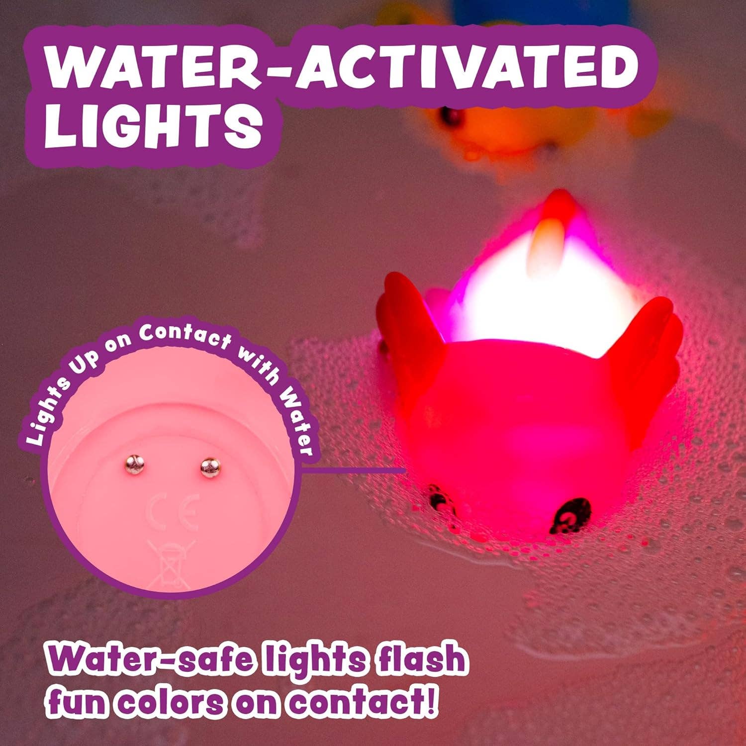 Tub Works® Under the Sea™ Light Up Bath Toys, 6 Pack