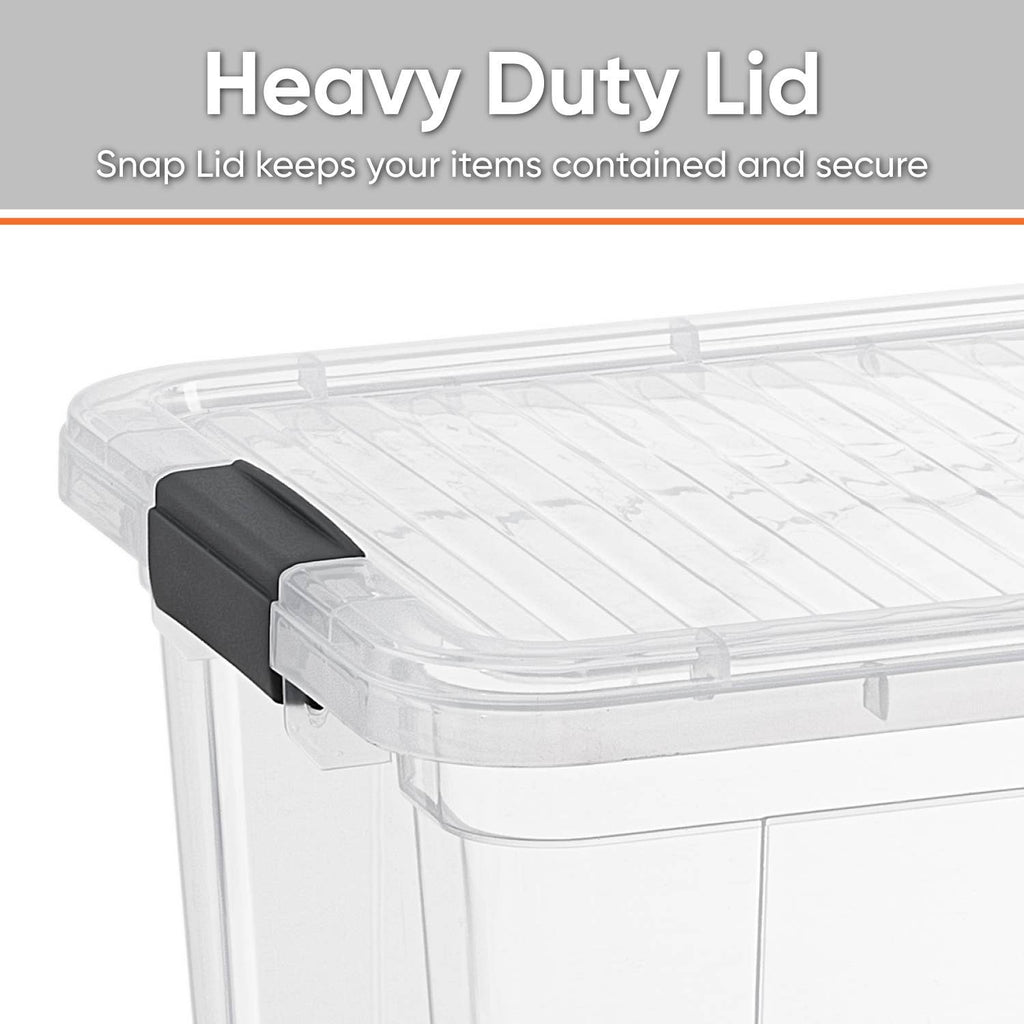 Superio Clear Closet Storage Organizing Container - M/L Size