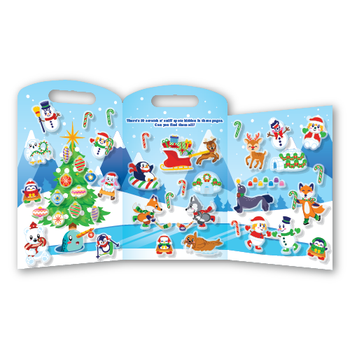 Sticker Magic: Winter Wonderland (Candy Cane)