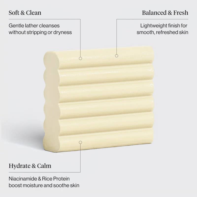 Rice Water Protein Face & Body Wash Bar