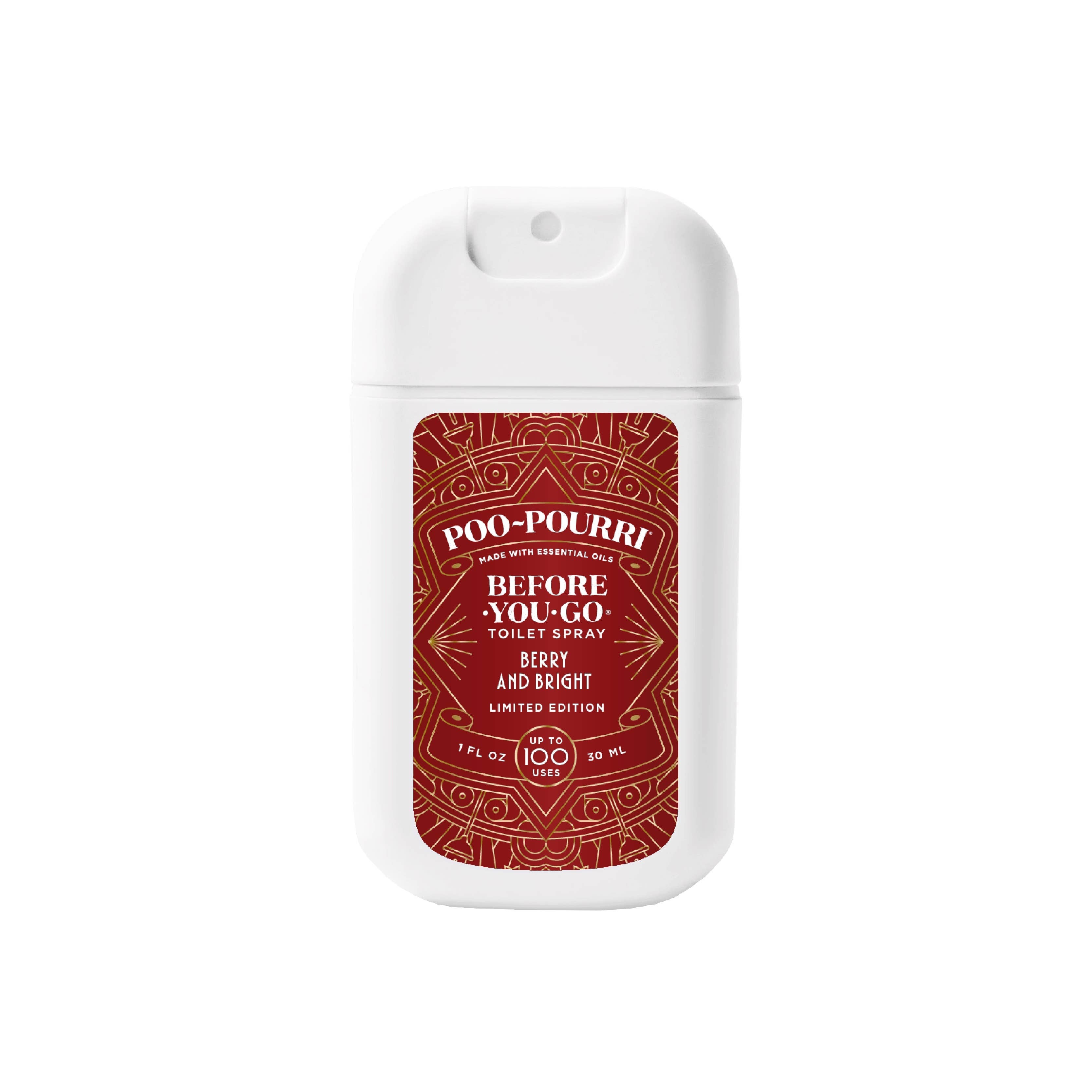 Holiday Poo~Pourri Berry & Bright - 1 oz Pocket Sprayer
