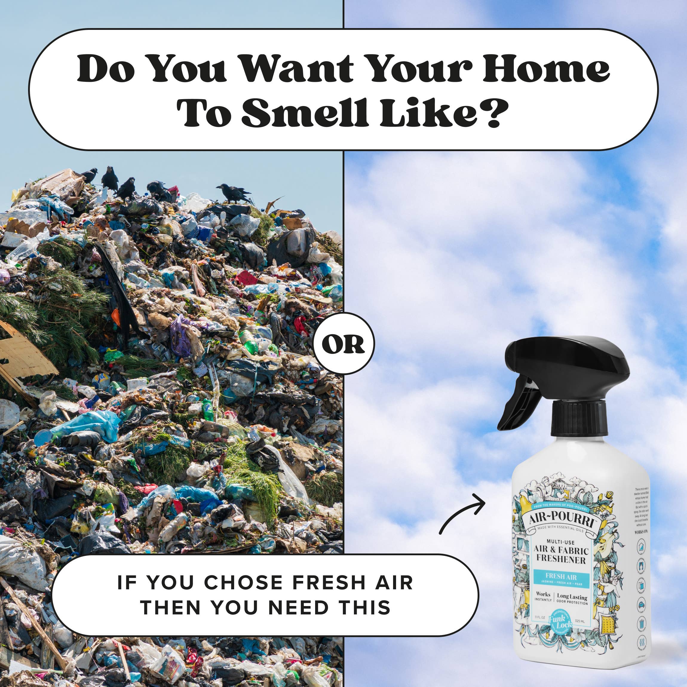 Air~Pourri Fresh Air 11oz (formerly Home~Pourri)