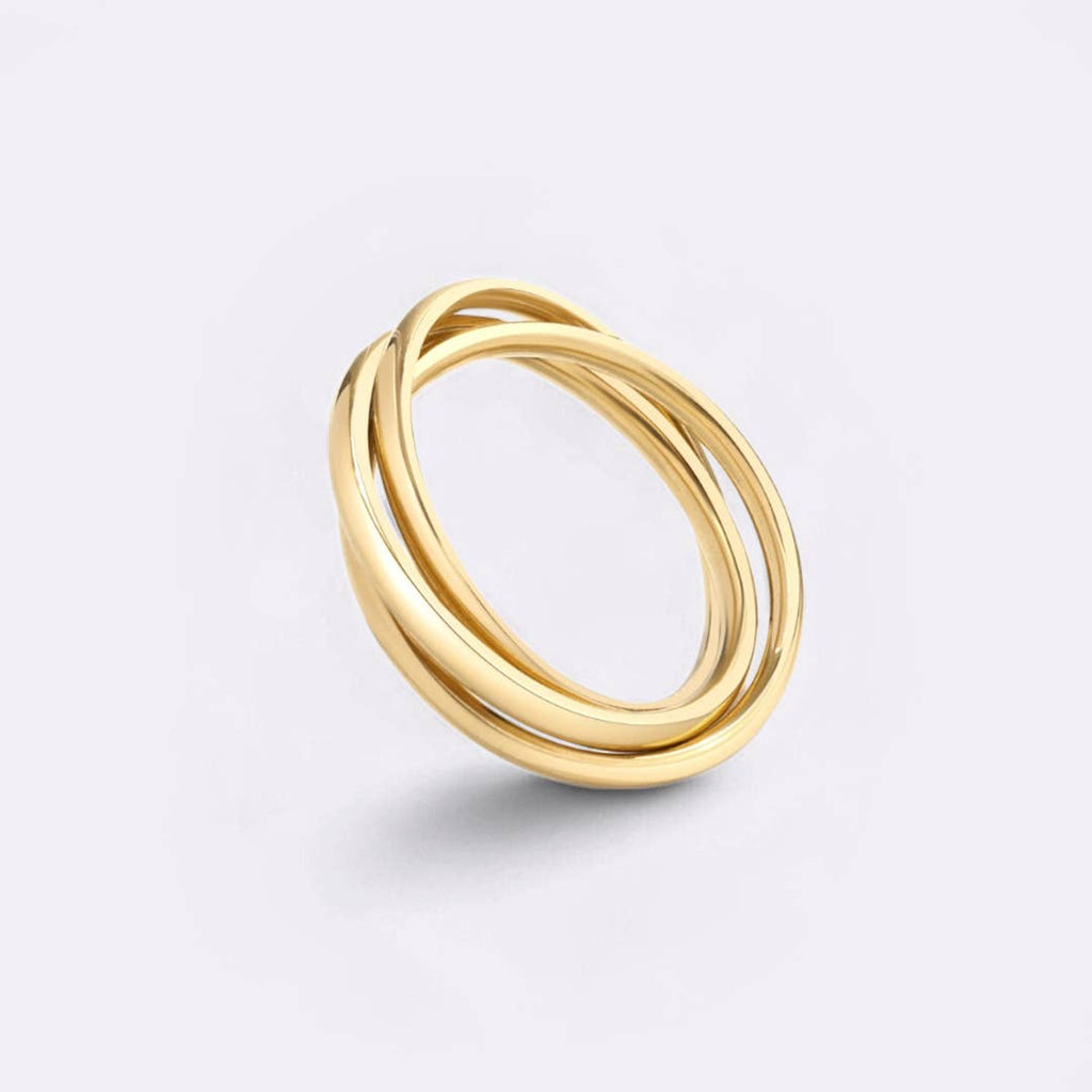 Dainty Interlocking Fidget Ring
