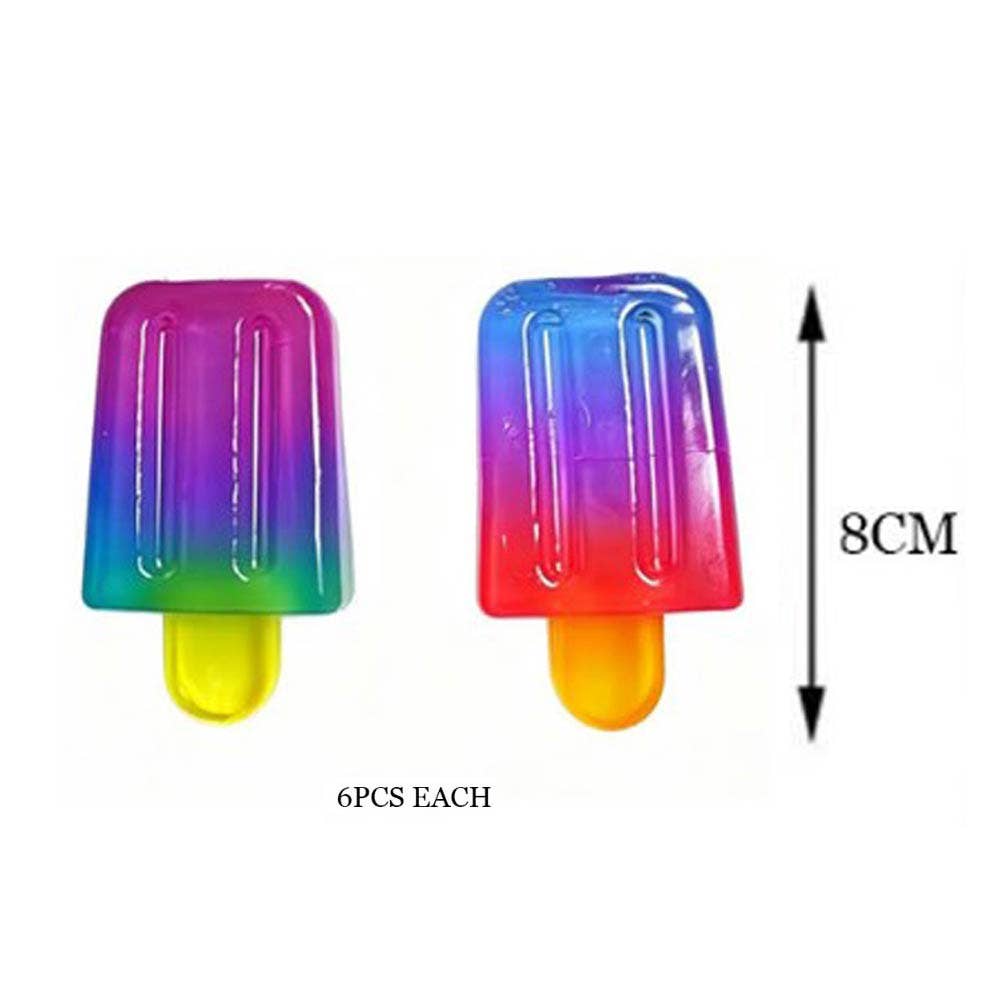 12PCS - Popsicle Squishy Stress Relief Squeeze Toy