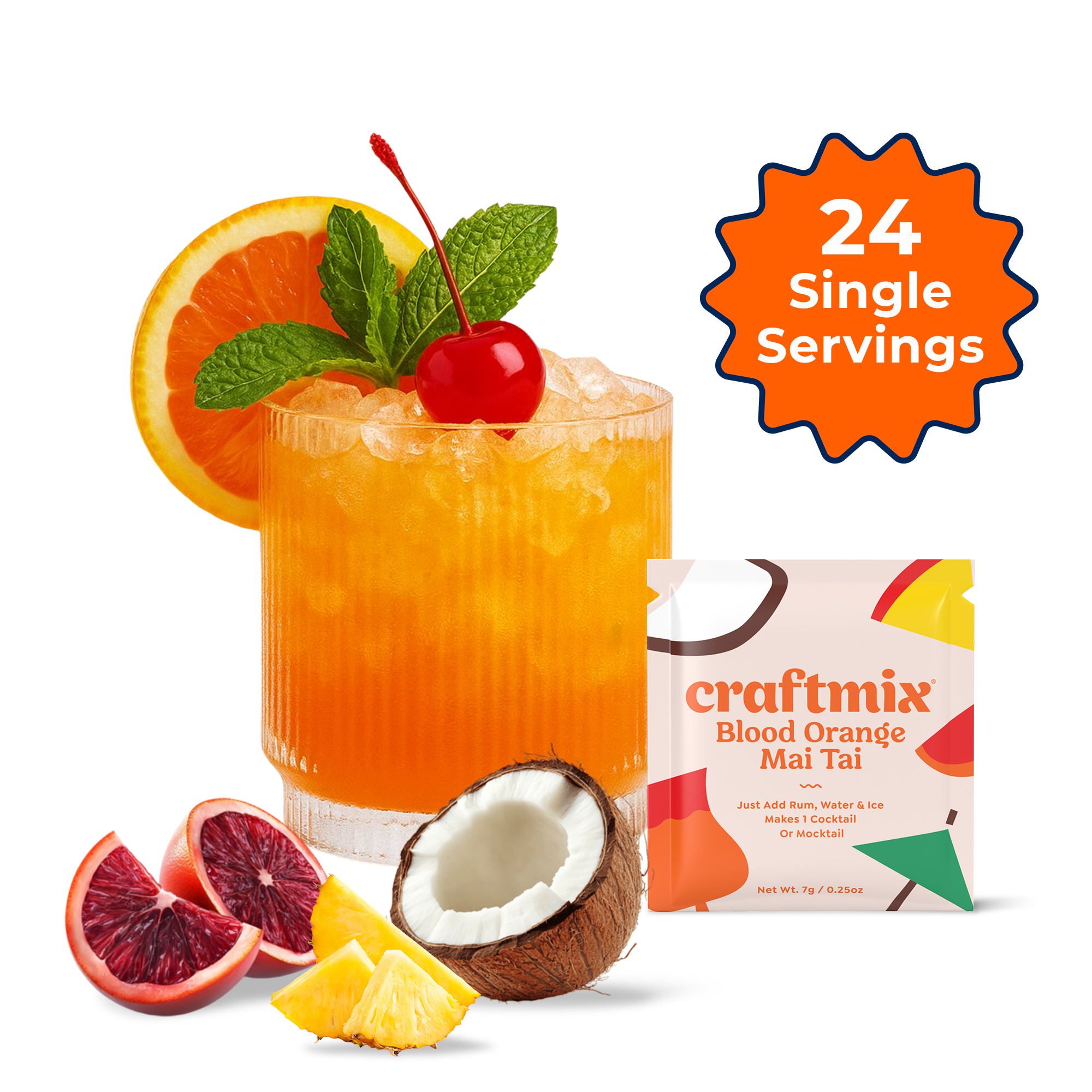 Blood Orange Mai Tai Mixer - Single Packets
