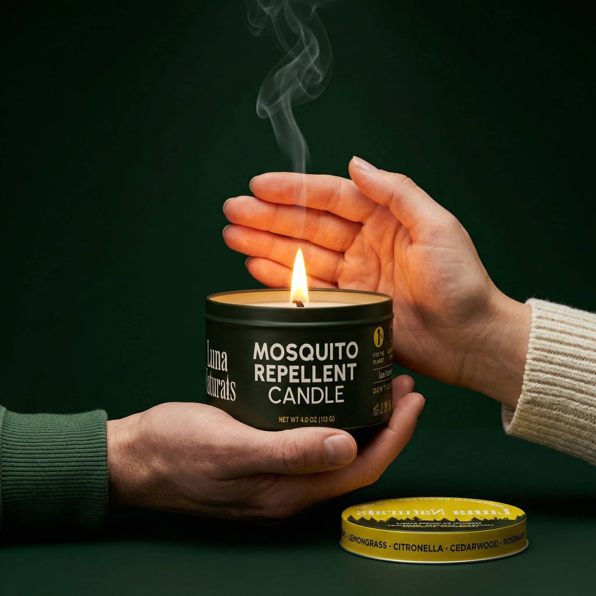 Mosquito Repellent Candle — Outdoor & Camping | 3ct