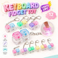 12pk Light Up Keyboard Fidget Toy Sensory Clicker dumpling bun