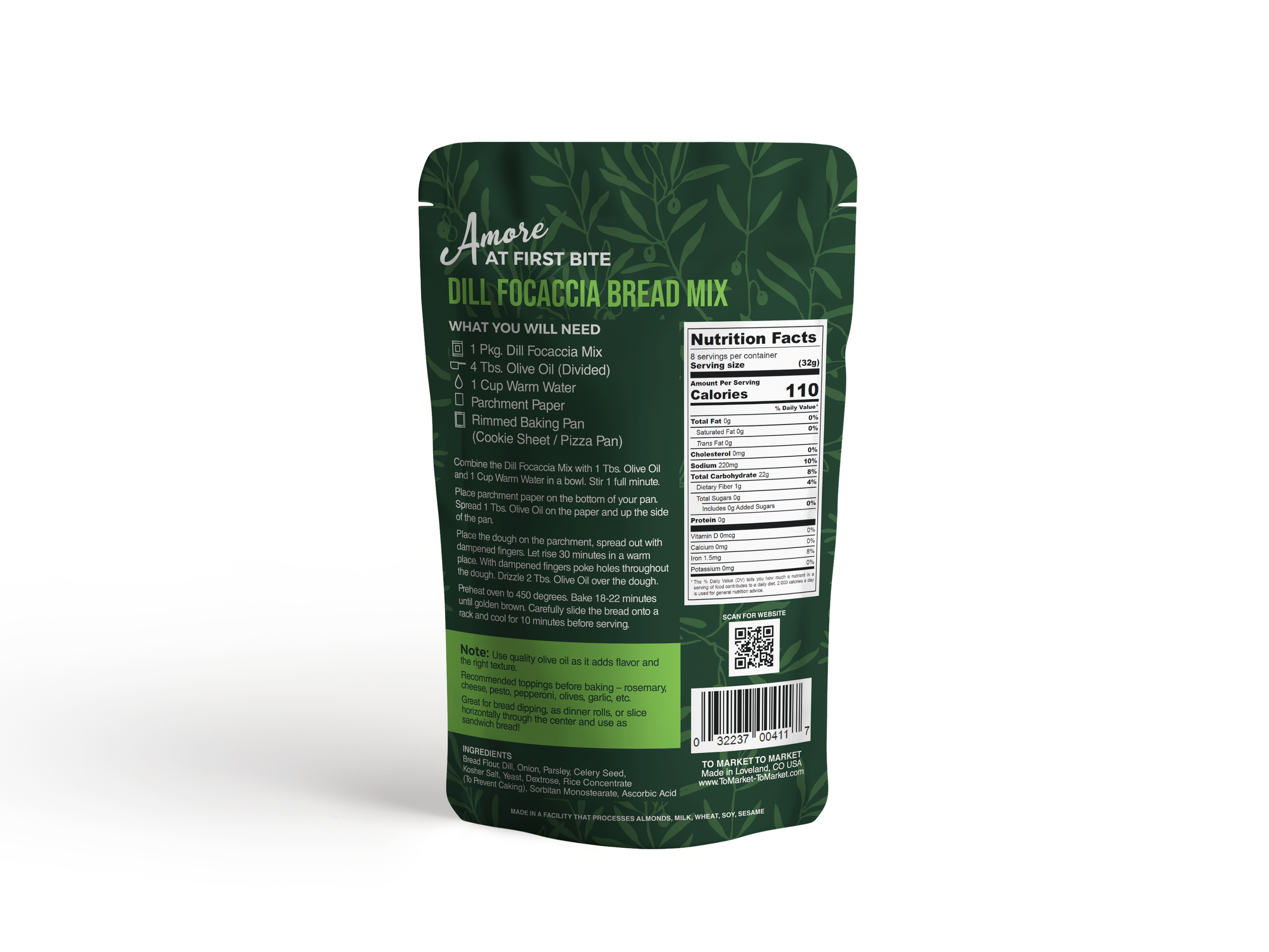 Dill Focaccia Bread Mix