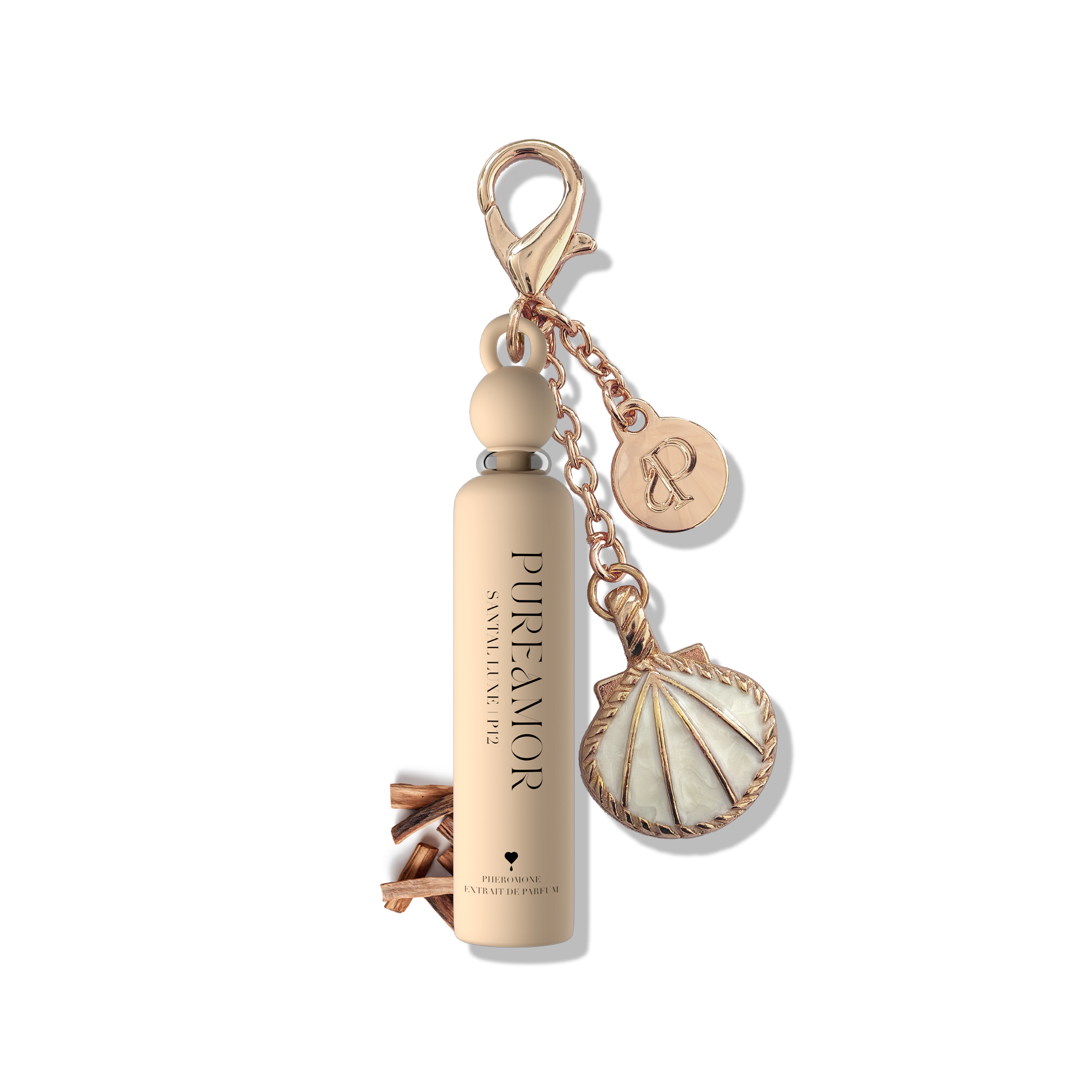 Santal Luxe Pheromone Perfume Oil Keychain - 2ml Mini