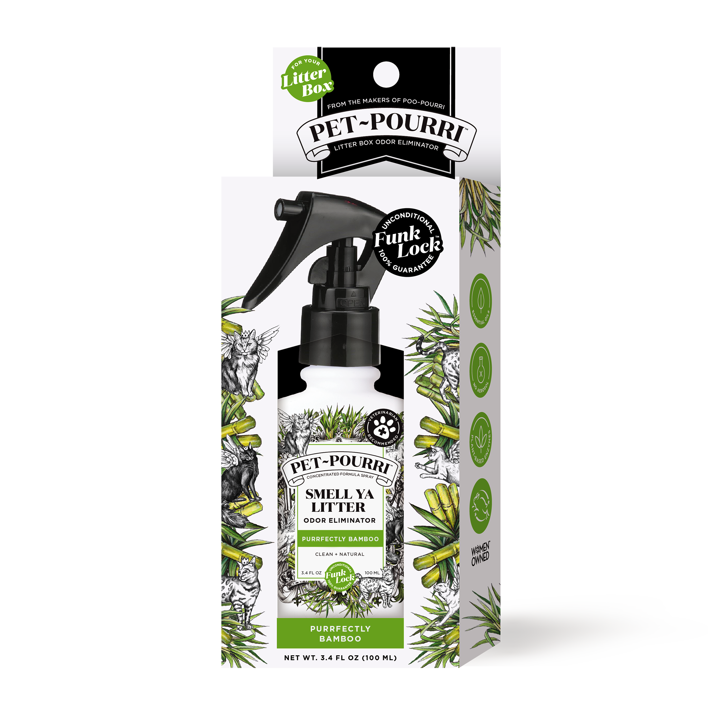 Pet~Pourri Smell Ya Litter Purrfectly Bamboo Odor Refresher