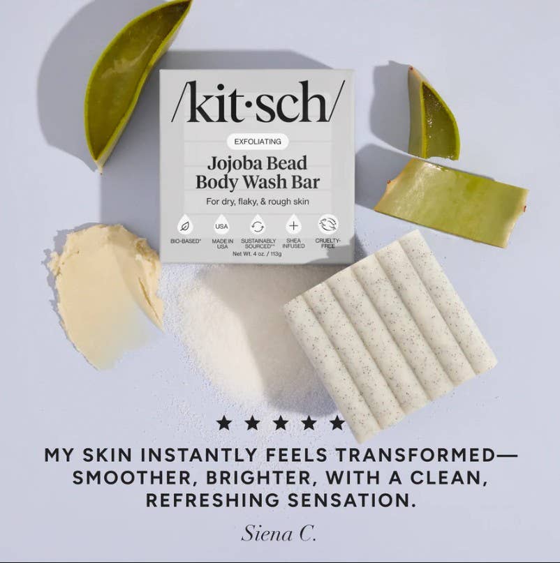 Jojoba Bead Exfoliating Body Wash Bar