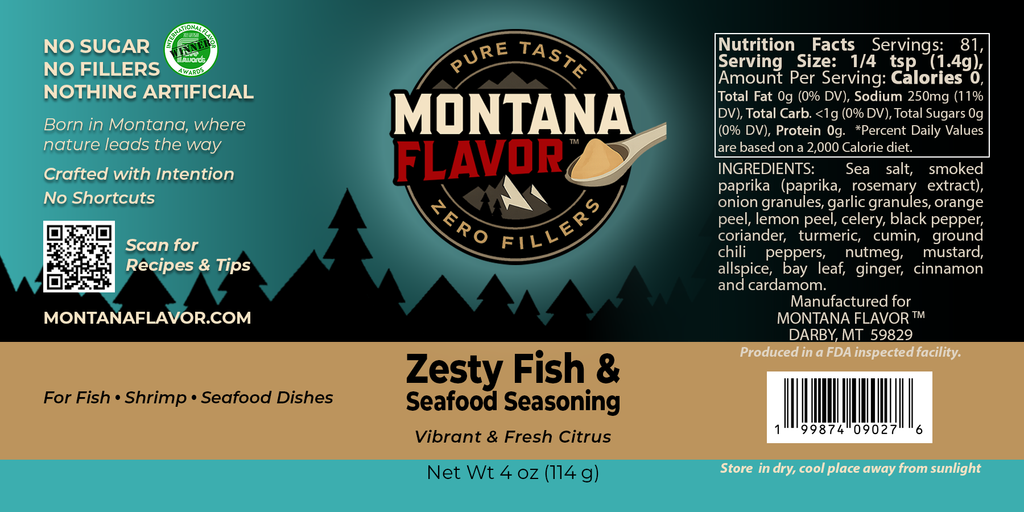 Zesty Fish & Seafood Seasoning