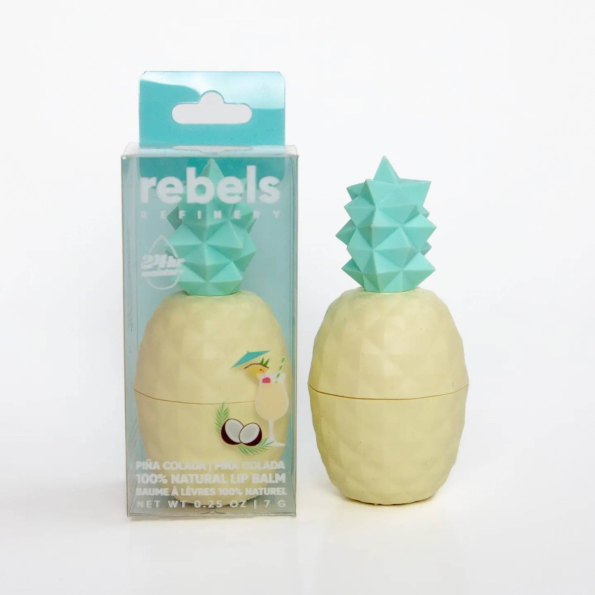 Yellow Pineapple Lip Balm 100 % Natural PINA COLADA