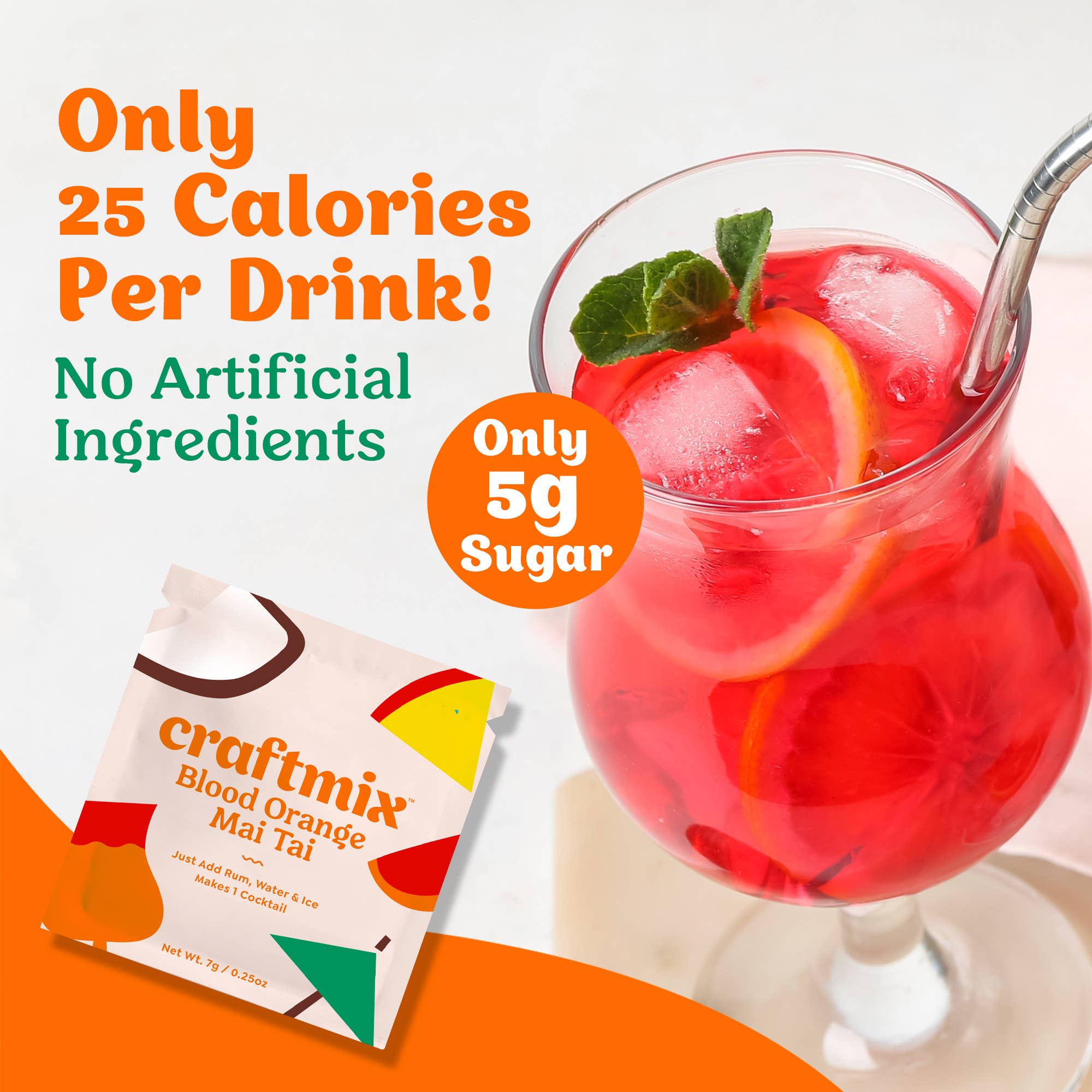 Blood Orange Mai Tai Mixer - Single Packets